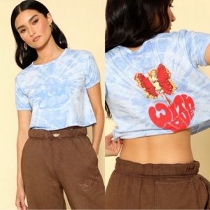 BOYS LIE lady butterfly cropped tee